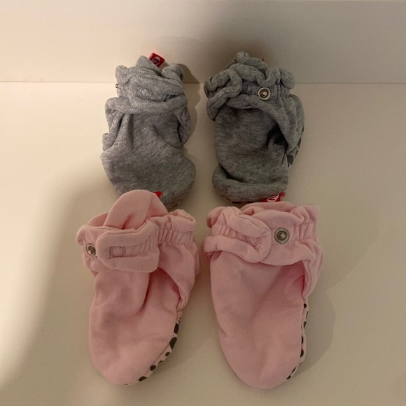 Zutano Shoes Zutano Organic Cotton Gripper Baby Booties Poshmark